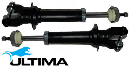 PAIR OF ULTIMA REAR GAS SHOCK ABSORBERS TO SUIT FORD WINDSOR OHV MPFI 5.0L V8 LOWERED IRS