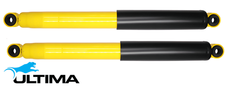2 X ULTIMA REAR HEAVY DUTY SHOCK ABSORBER TO SUIT TOYOTA LANDCRUISER VDJ76R VDJ78R 1VD-FTV 4.5L V8