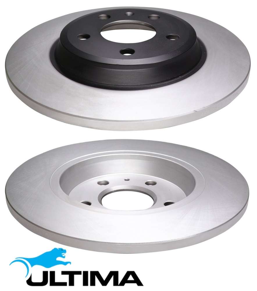 ULTIMA REAR SOLID DISC BRAKE ROTOR SET TO SUIT AUDI Q5 8R CNCD TURBO 2.0L I4 OD 300MM