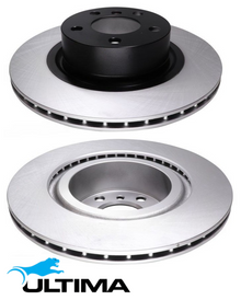 ULTIMA REAR VENTED DISC BRAKE ROTOR SET TO SUIT BMW X SERIES X4 N20B20B TURBO 2.0L I4 OD 330MM
