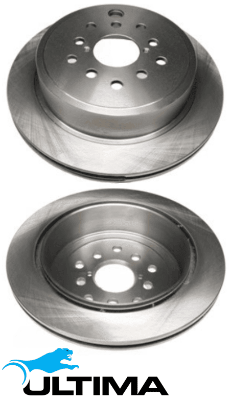 REAR VENTED DISC BRAKE ROTOR SET FOR SUBARU LIBERTY BM BR EJ253 2.5L F4 OD 290MM COUPE SPORT MODELS