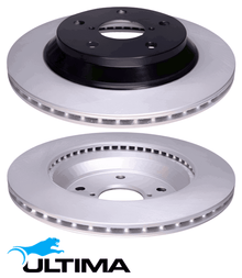 ULTIMA REAR VENTED DISC BRAKE ROTOR SET TO SUIT SUBARU FORESTER SK FB25C FB20W 2.0L 2.5L F4