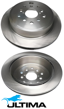 ULTIMA REAR VENTED DISC BRAKE ROTOR SET TO SUIT SUBARU LEGACY BM EZ36D 3.6L F6