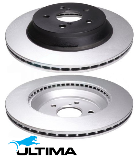 ULTIMA REAR VENTED DISC BRAKE ROTORS TO SUIT SUBARU IMPREZA GK GT FB20C 2.0L F4 SUITS 115KW OD 285MM