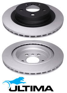 ULTIMA REAR VENTED DISC BRAKE ROTOR SET TO SUIT BMW 2 SERIES 218I B38A15A 1.5L I3 SUITS F44 ONLY